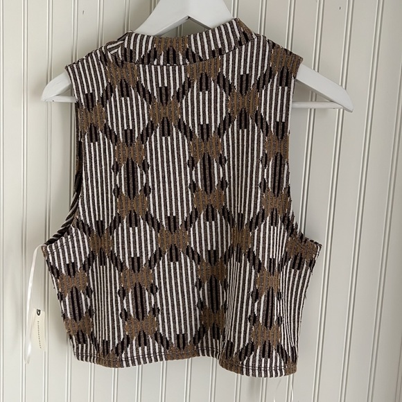 Anthropologie Cropped Knit Mockneck Tank - NWT - Picture 6 of 6